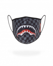 Rouška Sprayground Grey Checkered Shark Fashion Mask