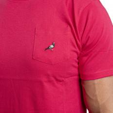 Červené pánské tričko Staple Pigeon Embroided Tee