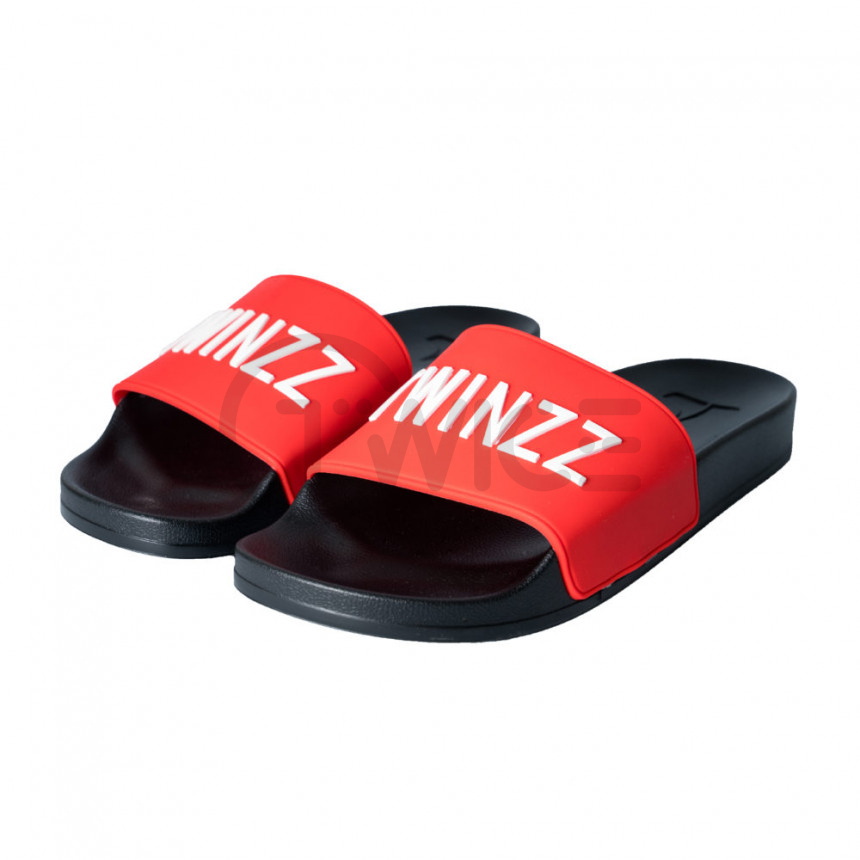 Červené pantofle TWINZZ Positano Slide