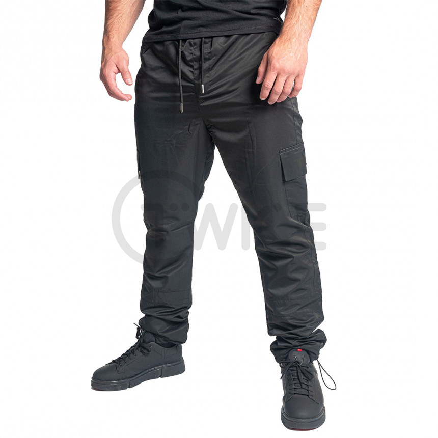 Černé kalhoty s kapsami na bocích BLANCO