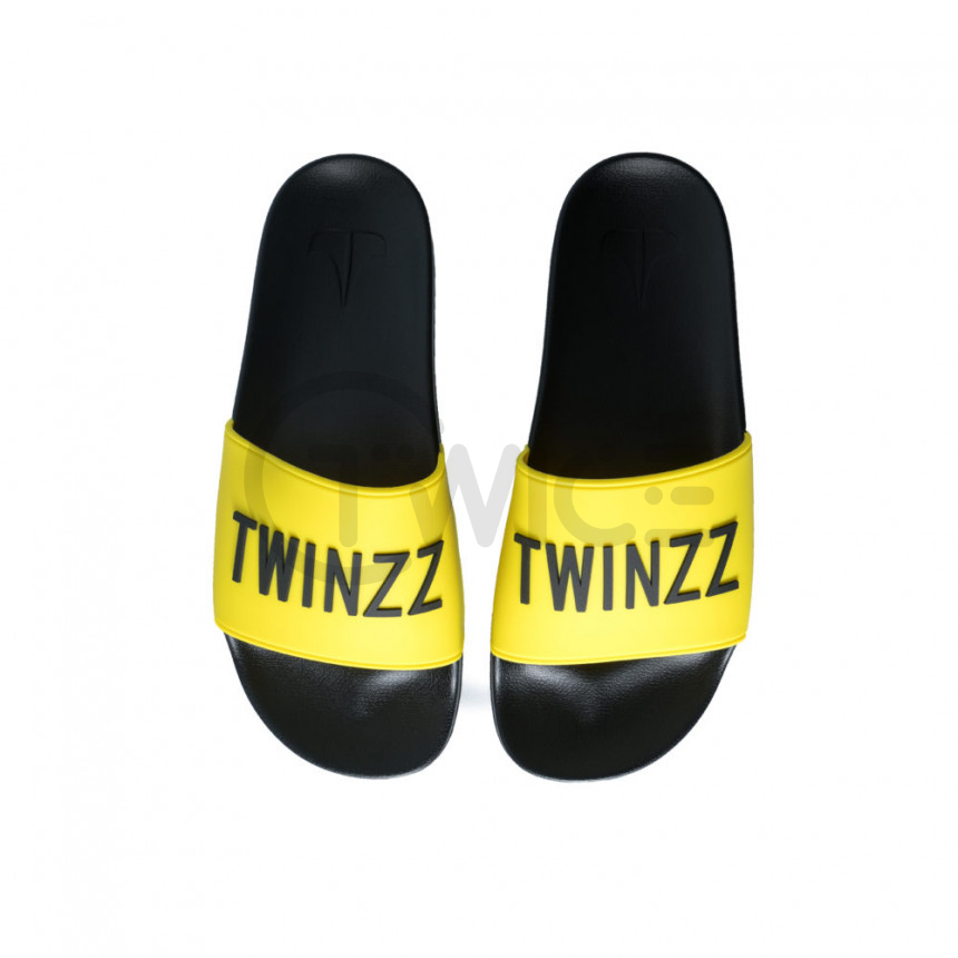 Žluté pantofle TWINZZ Positano Slide