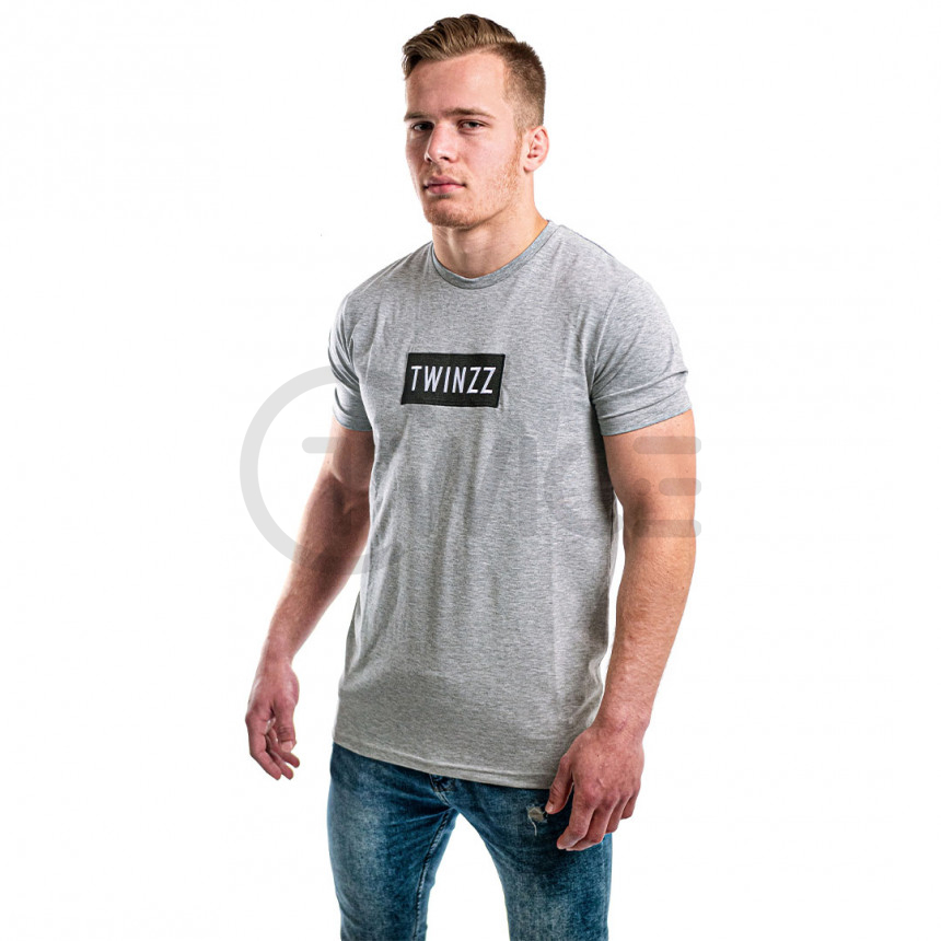 Šedé tričko Twinzz Azzuro