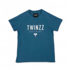 Dámské modré tričko Twinzz Active Our World Graphic tee