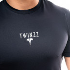 Modré kompresní tričko Twinzz s krátkým rukávem