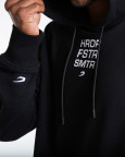 Černá mikina Boxraw HFS s kapucí